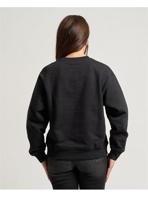 Felpa in spugna di cotone Calvin Klein donna CALVIN KLEIN | LV047B236GUB1
